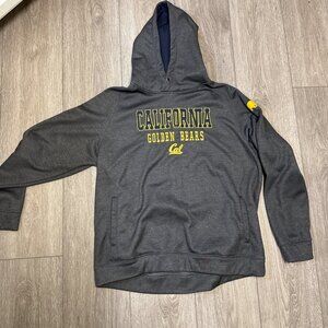 California Golden Bears Hoodie Men 3X Gray Hoodie Sweatshirt Pullover NCAA